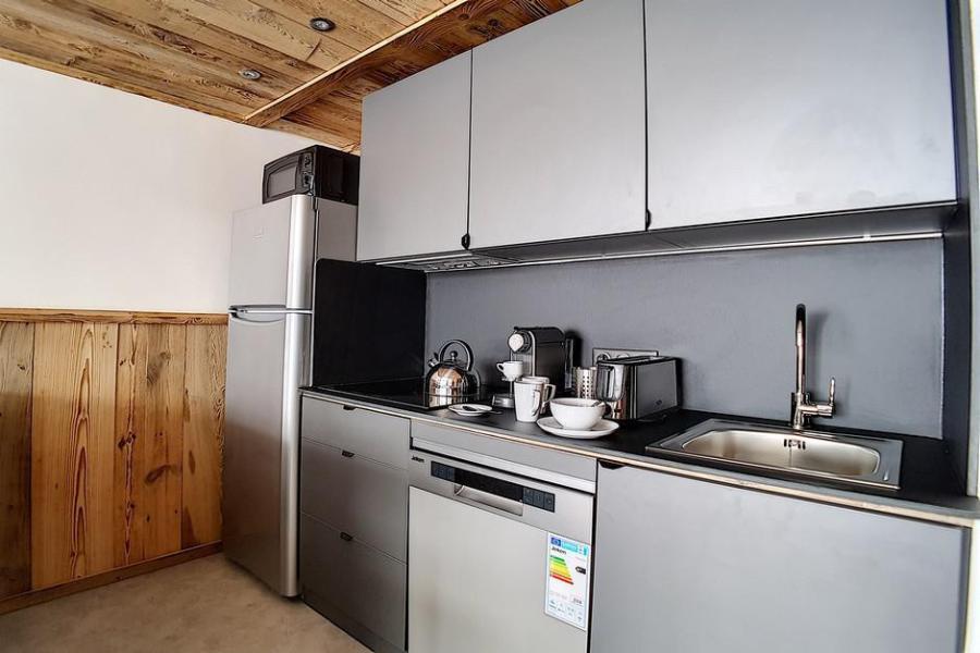 Wynajem na narty Apartament 2 pokojowy 5 osób (0202) - Résidence de Peclet - Les Menuires - Kuchnia