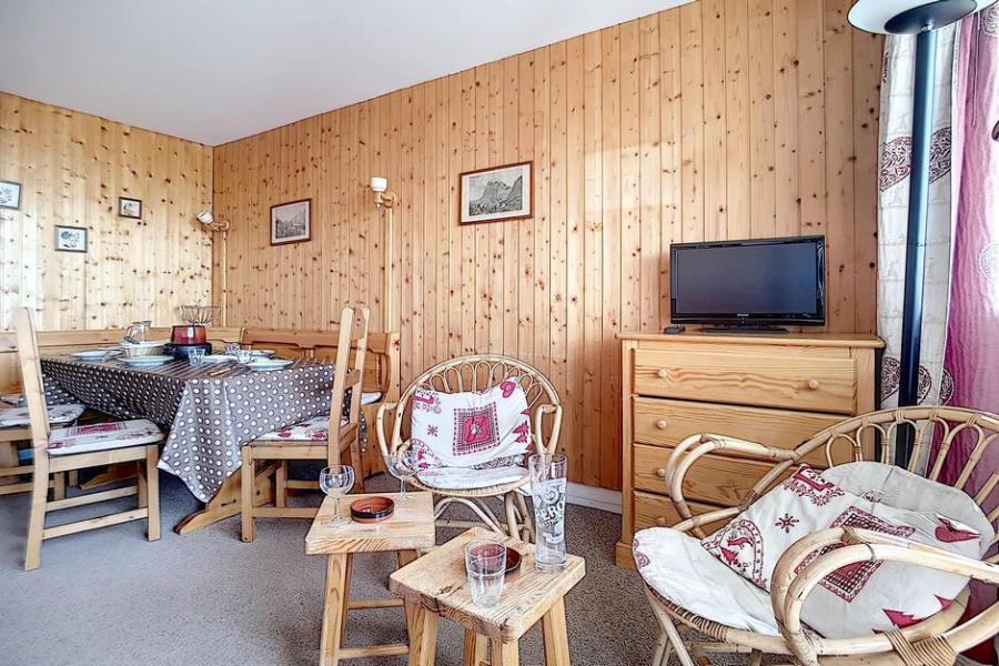 Ski verhuur Appartement 2 kamers 6 personen (AL0404) - Résidence des Alpages - Les Menuires - Woonkamer