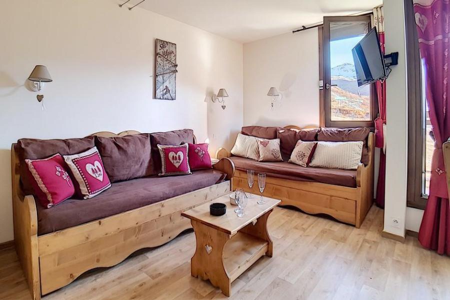 Аренда на лыжном курорте Апартаменты 2 комнат 5 чел. (330) - Résidence des Origanes - Les Menuires - Салон