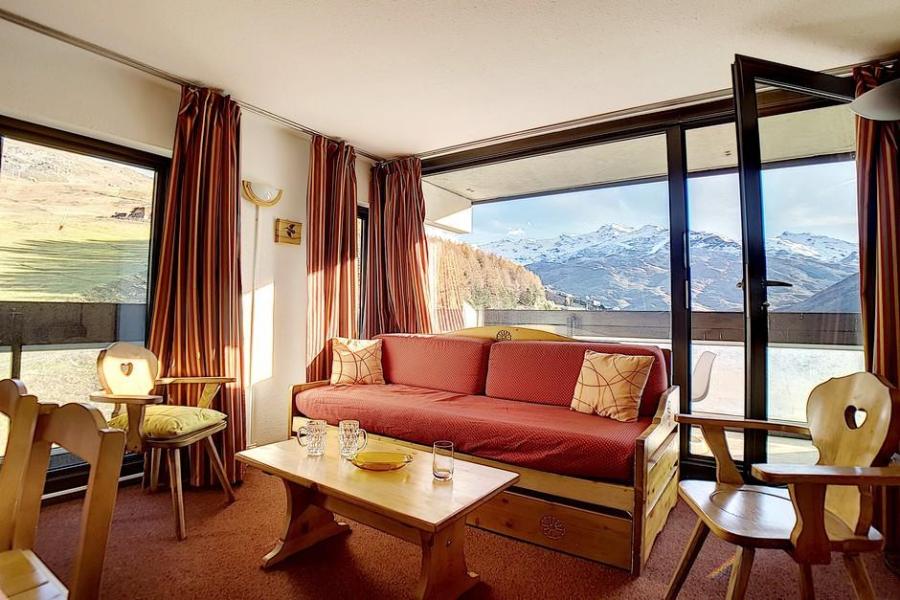 Rent in ski resort 2 room apartment 6 people (905) - Résidence Dorons - Les Menuires - Living room
