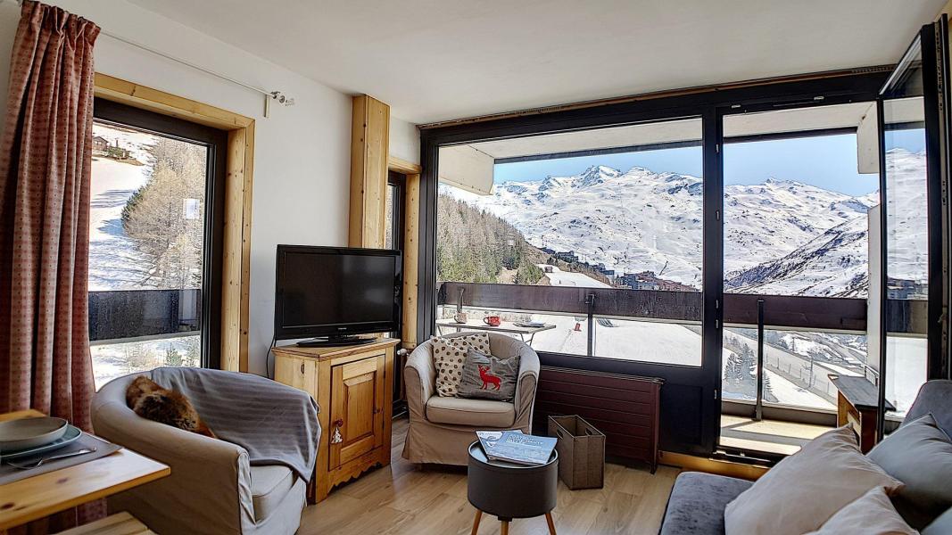 Аренда на лыжном курорте Апартаменты 3 комнат 6 чел. (1005) - Résidence Dorons - Les Menuires - Салон