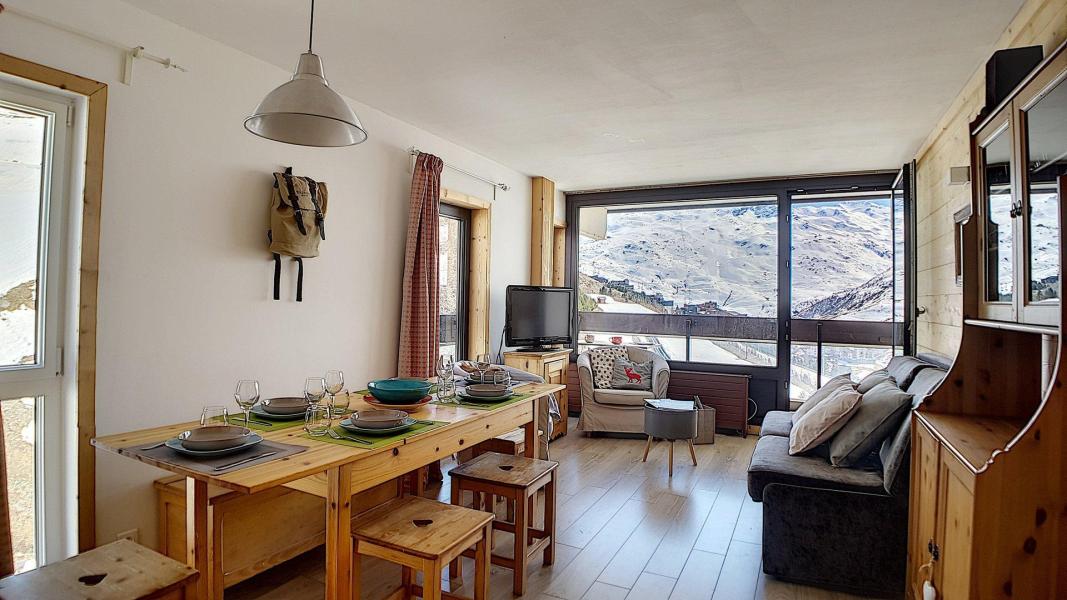 Ski verhuur Appartement 3 kamers 6 personen (1005) - Résidence Dorons - Les Menuires - Woonkamer