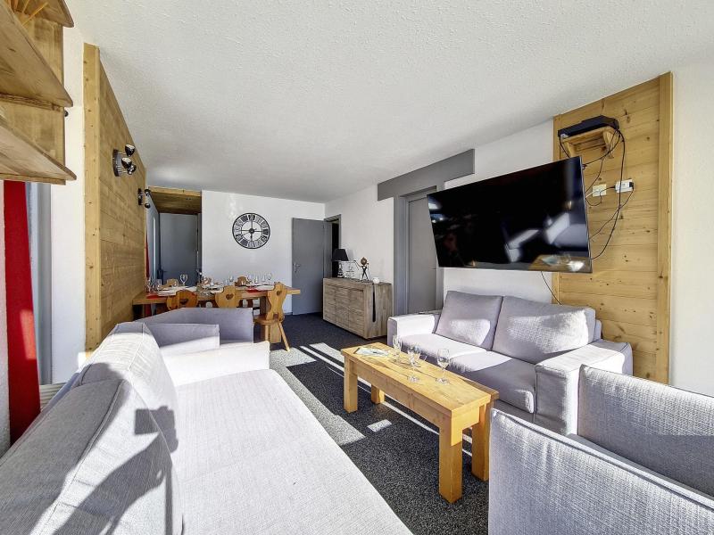 Ski verhuur Appartement 3 kamers 6 personen (201) - Résidence Dorons - Les Menuires - Woonkamer