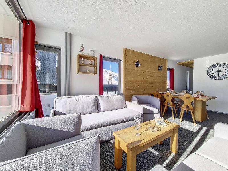 Location au ski Appartement 3 pièces 6 personnes (201) - Résidence Dorons - Les Menuires - Séjour