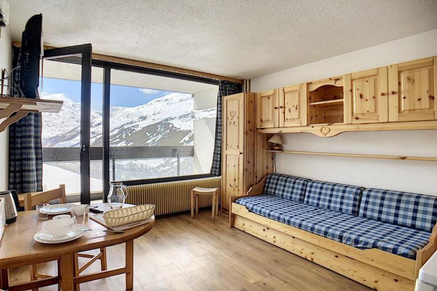 Аренда на лыжном курорте Квартира студия для 2 чел. (602) - Résidence Dorons - Les Menuires - Салон