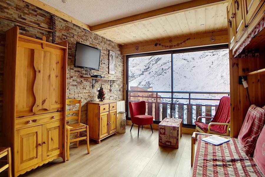 Rent in ski resort 3 room apartment 8 people (4344) - Résidence la Biellaz - Les Menuires - Living room