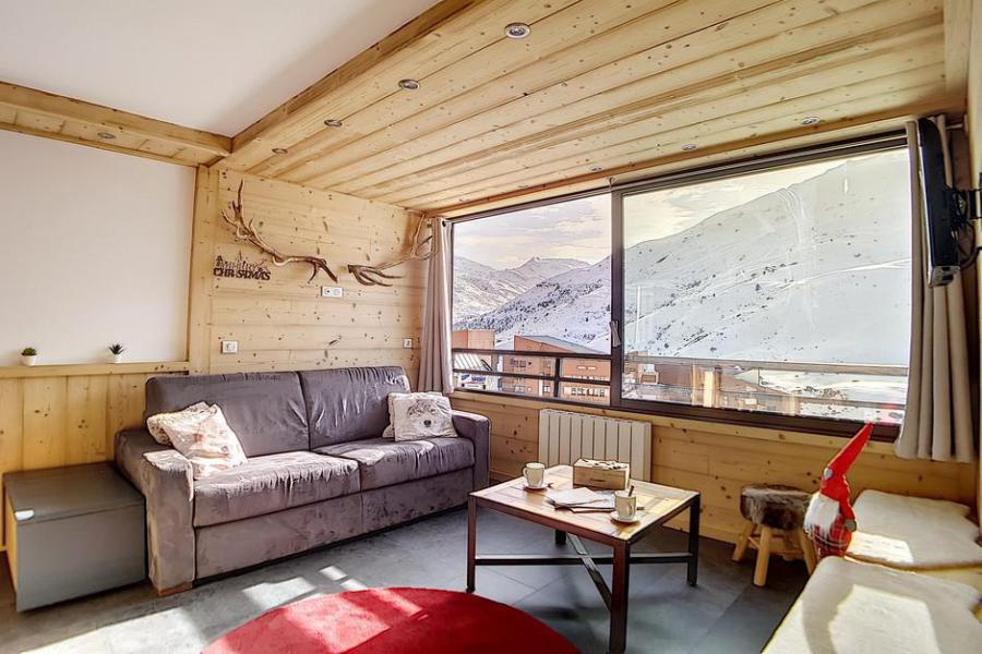 Аренда на лыжном курорте Апартаменты 3 комнат кабин 8 чел. (61) - Résidence la Biellaz - Les Menuires - Салон