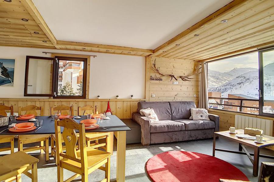 Soggiorno sugli sci Appartamento 3 stanze con cabina per 8 persone (61) - Résidence la Biellaz - Les Menuires - Soggiorno
