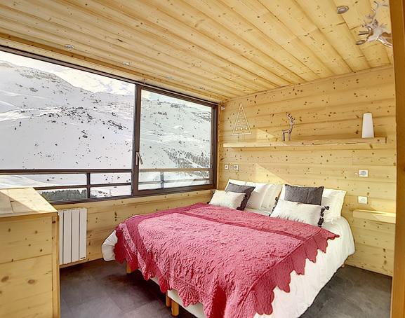 Location au ski Appartement 3 pièces cabine 8 personnes (61) - Résidence la Biellaz - Les Menuires - Chambre