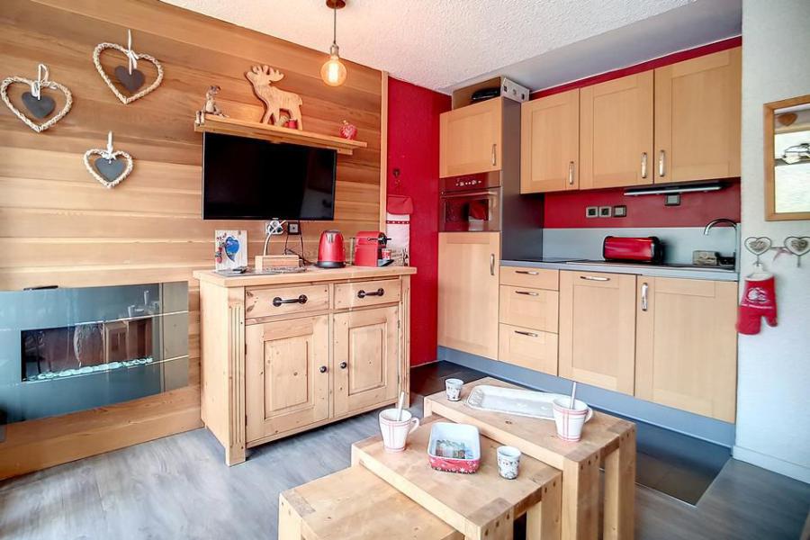 Location au ski Studio coin montagne 4 personnes (54) - Résidence la Biellaz - Les Menuires - Kitchenette