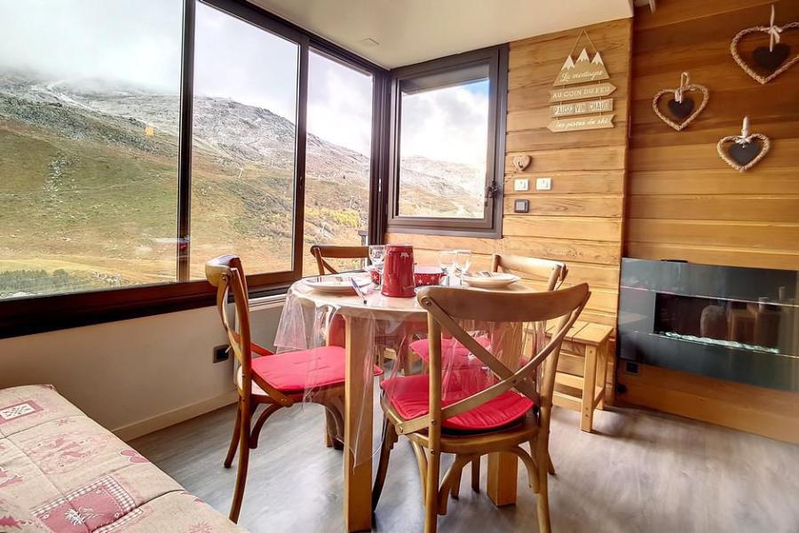 Аренда на лыжном курорте Квартира студия со спальней для 4 чел. (54) - Résidence la Biellaz - Les Menuires - апартаменты