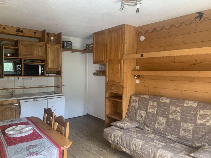 Wynajem na narty Apartament 1 pokojowy 4 osób (B77) - Résidence le Jettay - Les Menuires - Pokój gościnny