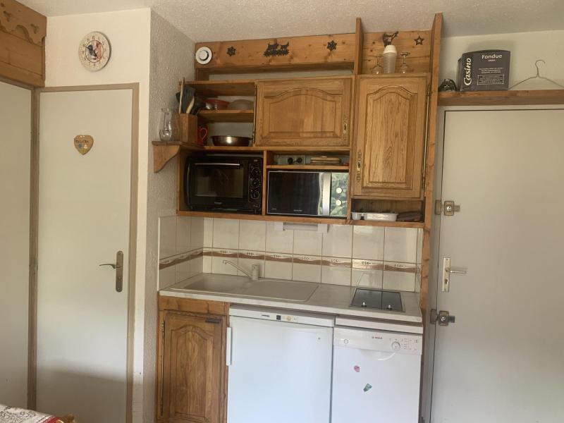 Ski verhuur Appartement 1 kamers 4 personen (B77) - Résidence le Jettay - Les Menuires - Keuken