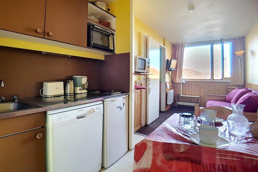 Rent in ski resort 2 room apartment 4 people (116) - Résidence le Median - Les Menuires - Kitchen