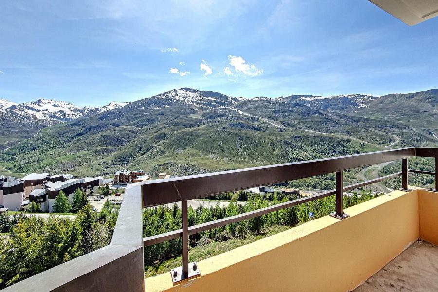 Rent in ski resort 2 room apartment 4 people (203) - Résidence le Median - Les Menuires - Balcony