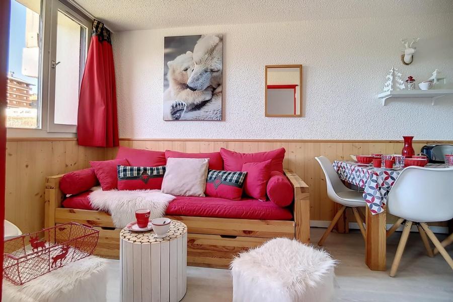 Ski verhuur Appartement 2 kamers 4 personen (420) - Résidence le Median - Les Menuires - Woonkamer