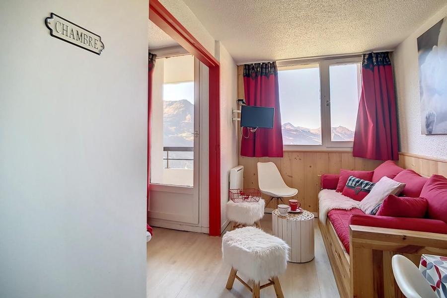 Ski verhuur Appartement 2 kamers 4 personen (420) - Résidence le Median - Les Menuires - Woonkamer