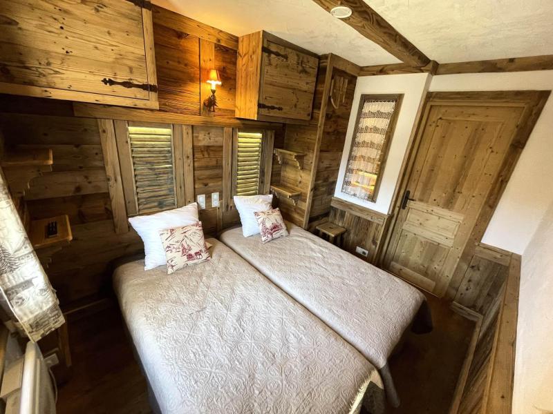 Skiverleih 3-Zimmer-Holzhütte für 6 Personen (N0) - Résidence le Nécou - Les Menuires - Schlafzimmer