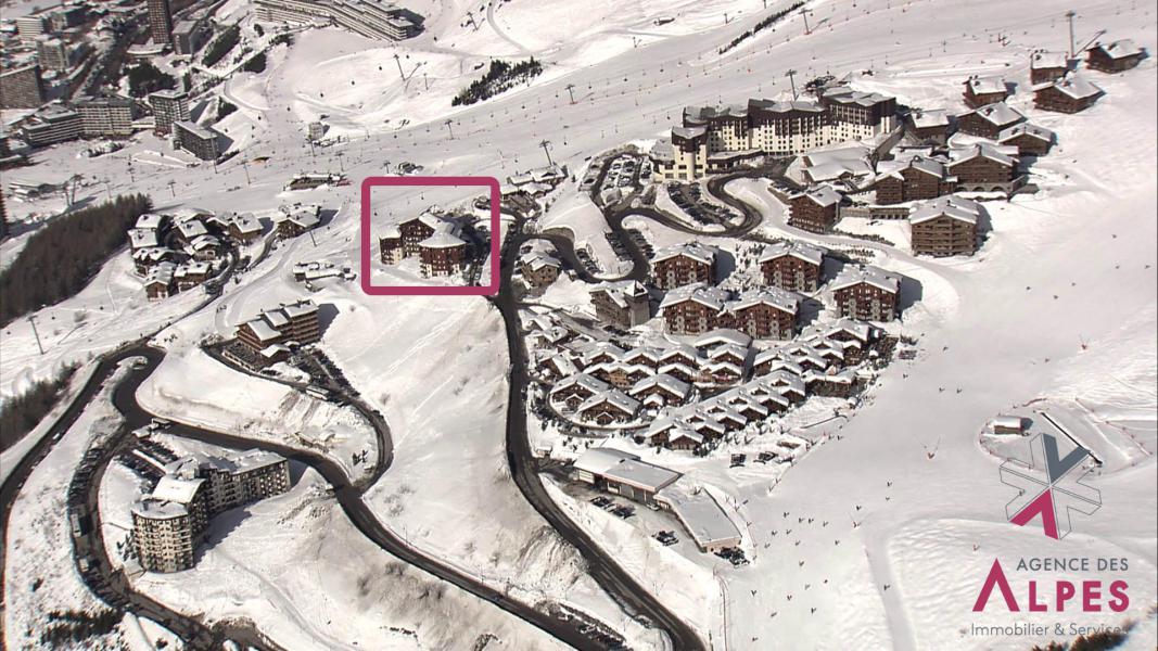 Location au ski Résidence le Nécou - Les Menuires - Extérieur hiver