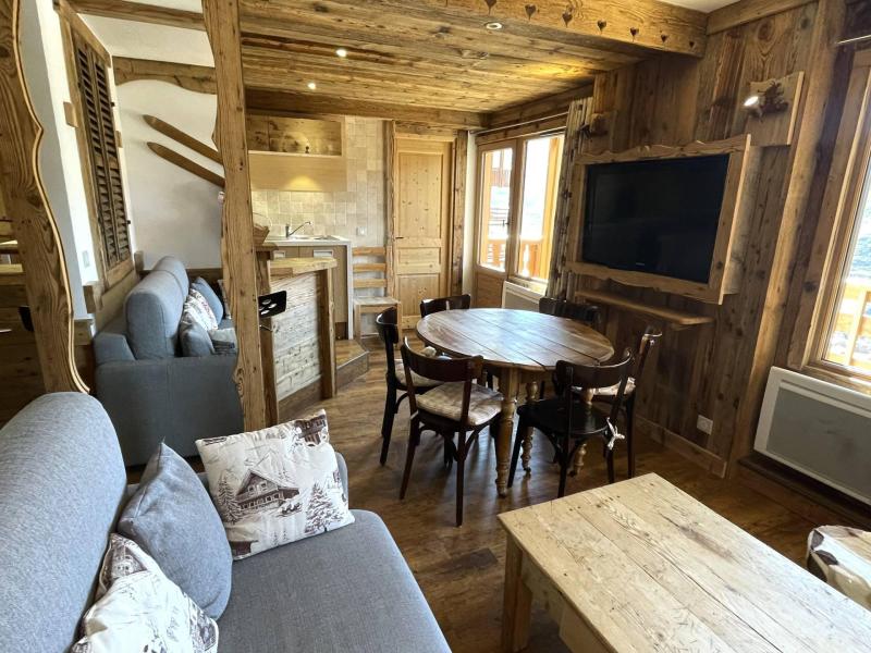 Ski verhuur Appartement 3 kabine kamers 6 personen (N0) - Résidence le Nécou - Les Menuires - Woonkamer