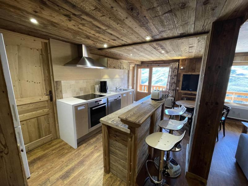 Location au ski Appartement 3 pièces cabine 6 personnes (N0) - Résidence le Nécou - Les Menuires - Cuisine