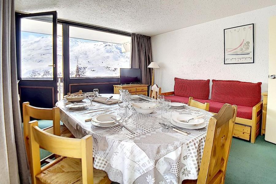 Rent in ski resort 3 room apartment 8 people (86) - Résidence le Pelvoux - Les Menuires - Living room