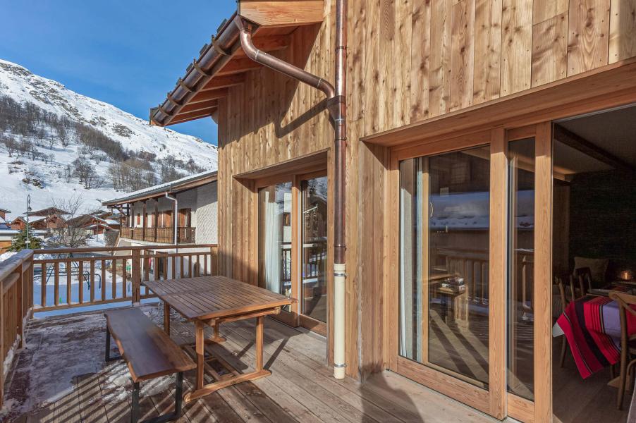 Location au ski Appartement duplex 5 pièces 10 personnes (KALASI) - Résidence le Rocher - Kalasi - Les Menuires - Extérieur hiver