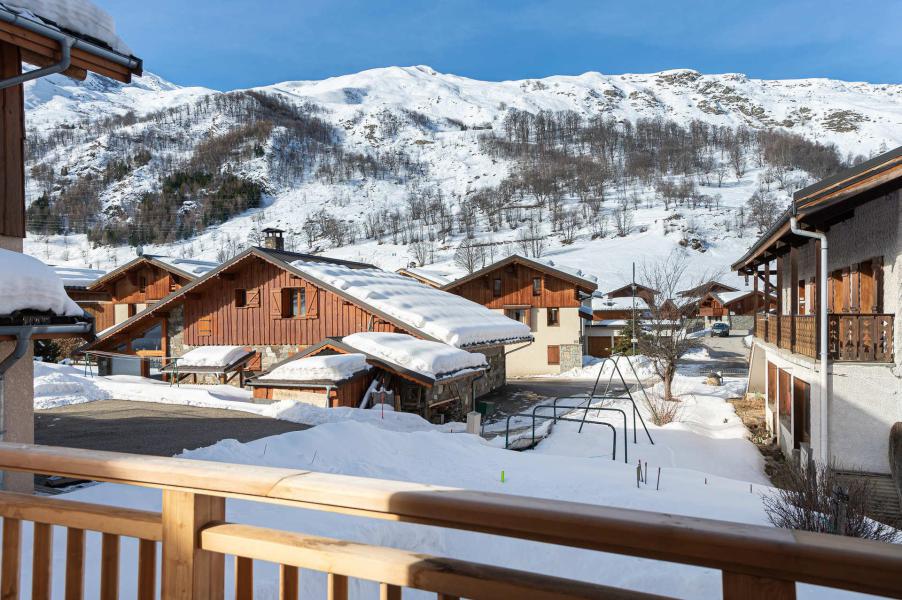 Rent in ski resort 5 room duplex apartment 10 people (KALASI) - Résidence le Rocher - Kalasi - Les Menuires - Winter outside