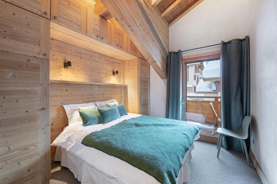 Ski verhuur Appartement 5 kamers 8 personen (ROC) - Résidence le Rocher - Le Roc - Les Menuires - Kamer