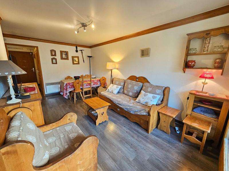 Ski verhuur Appartement 3 kamers 5 personen (A914) - Résidence le Valmont - Les Menuires - Woonkamer