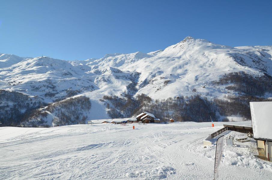 Vacances en montagne Studio coin montagne 4 personnes (316) - Résidence le Villaret - Les Menuires - Extérieur hiver