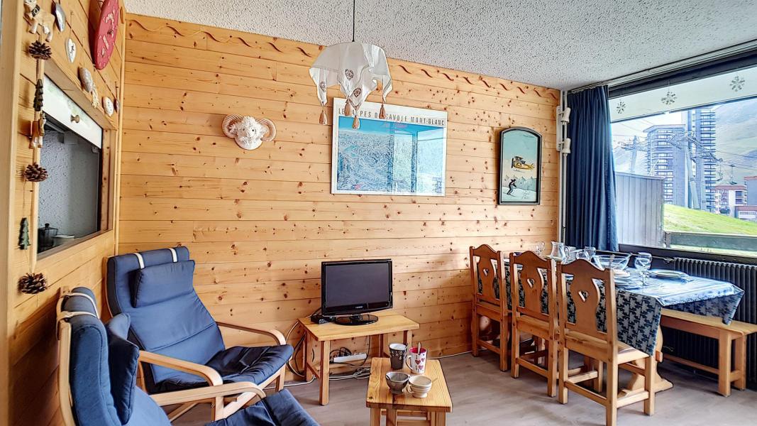 Skiverleih 2-Zimmer-Appartment für 6 Personen (319) - Résidence les Aravis - Les Menuires - Wohnzimmer