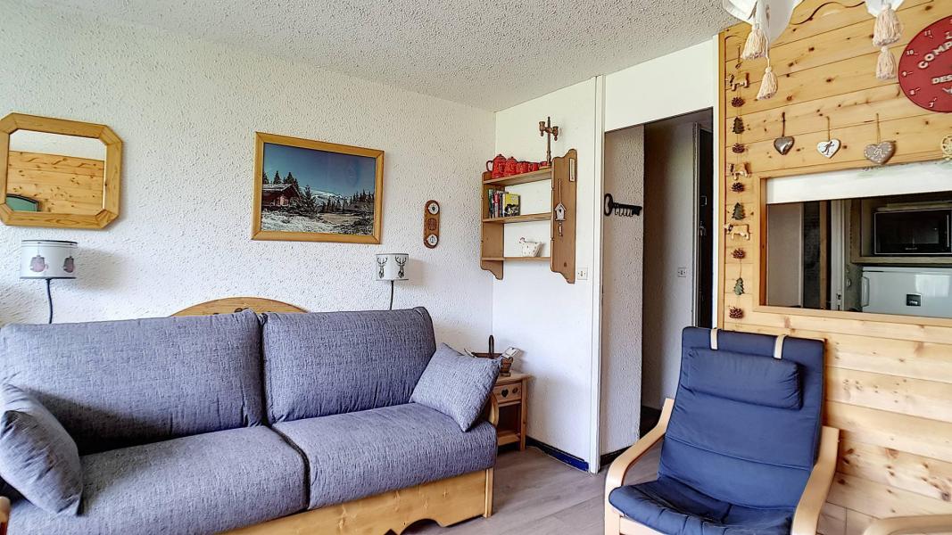 Skiverleih 2-Zimmer-Appartment für 6 Personen (319) - Résidence les Aravis - Les Menuires - Wohnzimmer