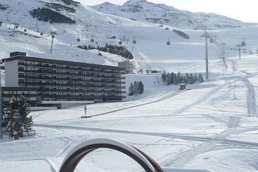 Location au ski Studio 4 personnes (205) - Résidence les Aravis - Les Menuires - Extérieur hiver