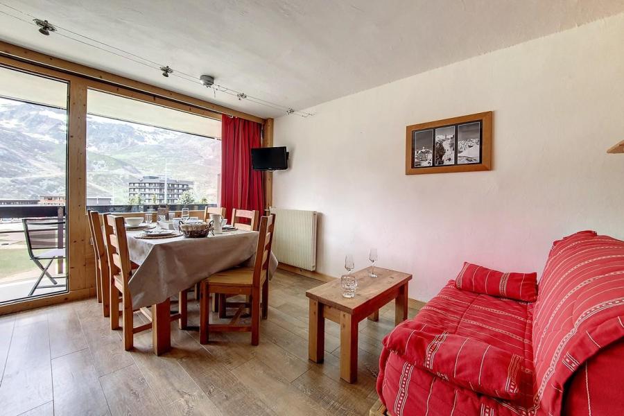 Ski verhuur Appartement 2 kamers 4 personen (0111) - Résidence les Aravis - Les Menuires - Woonkamer