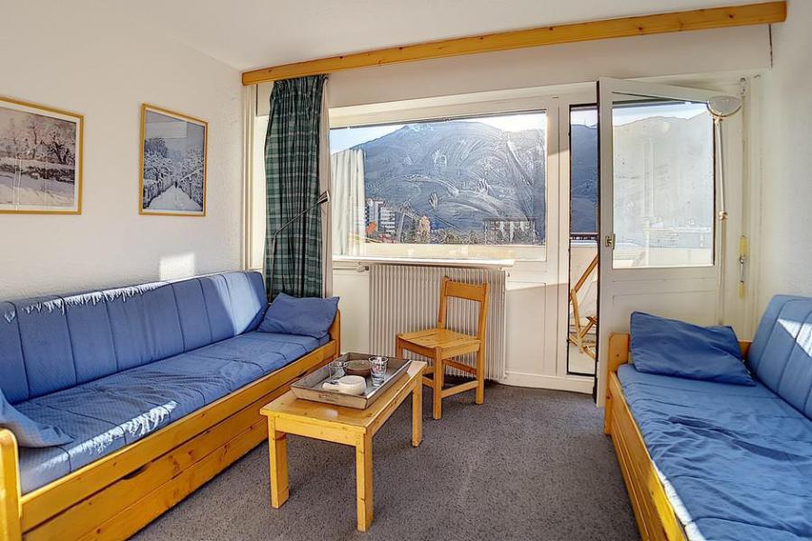 Ski verhuur Appartement 2 kamers 6 personen (115) - Résidence les Aravis - Les Menuires - Woonkamer
