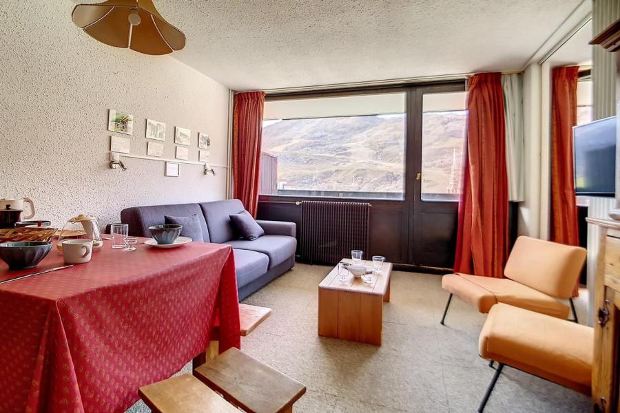 Ski verhuur Appartement 2 kamers 6 personen (615) - Résidence les Aravis - Les Menuires - Woonkamer