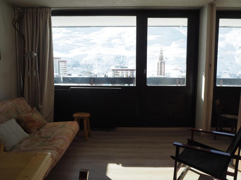 Location au ski Appartement 2 pièces 6 personnes (417) - Résidence les Aravis - Les Menuires - Canapé