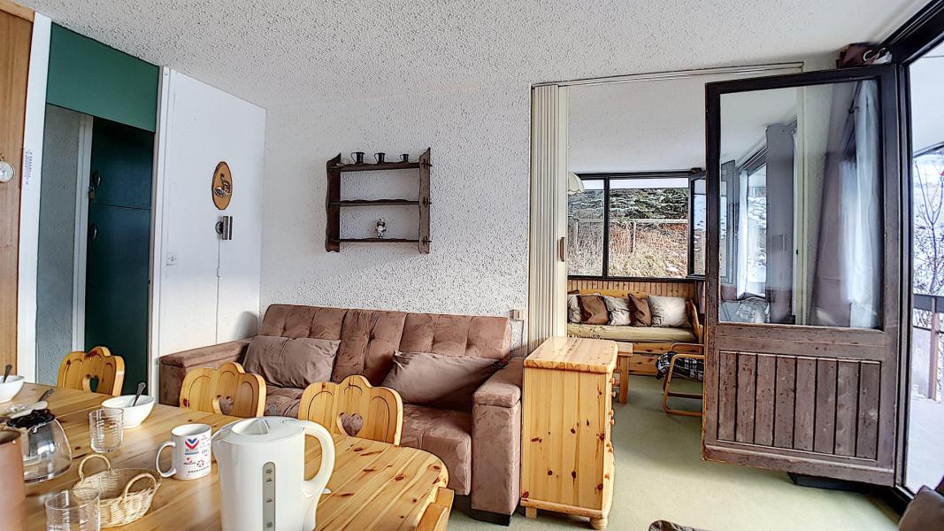 Ski verhuur Appartement 3 kamers 8 personen (220) - Résidence les Aravis - Les Menuires - Woonkamer