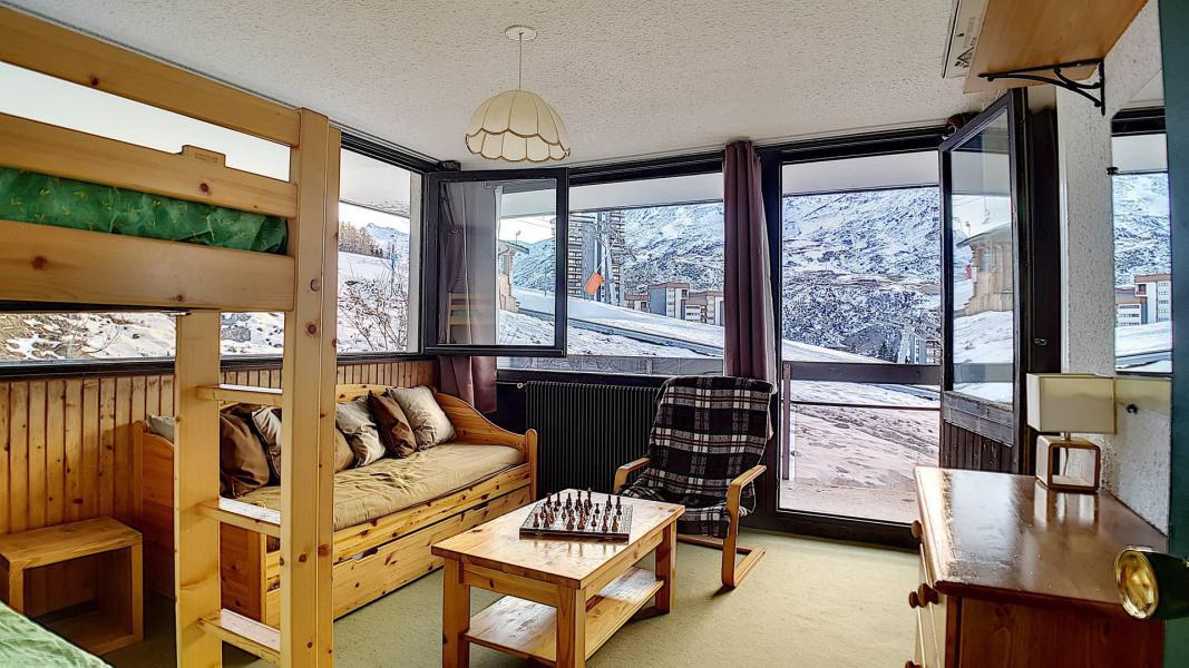 Ski verhuur Appartement 3 kamers 8 personen (220) - Résidence les Aravis - Les Menuires - Woonkamer