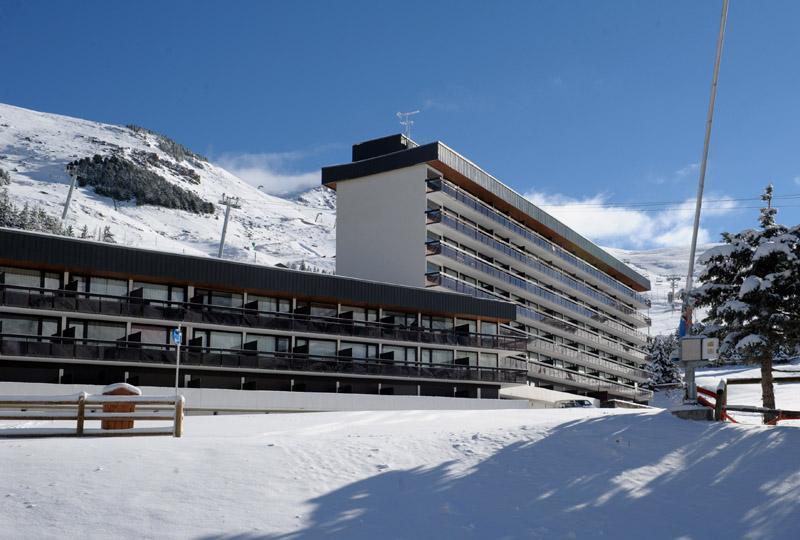Ski verhuur Appartement 3 kamers 8 personen (520) - Résidence les Aravis - Les Menuires - Woonkamer
