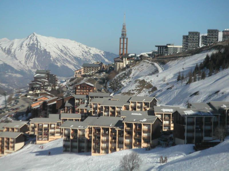Vacances en montagne Résidence les Asters C6 - Les Menuires - Extérieur hiver