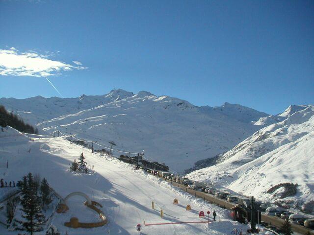 Rent in ski resort Studio 3 people (513) - Résidence les Charmettes - Les Menuires - Winter outside