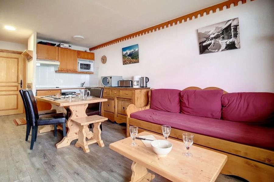 Аренда на лыжном курорте Апартаменты 2 комнат кабин 6 чел. (302) - Résidence les Côtes d'Or - Les Menuires - Салон