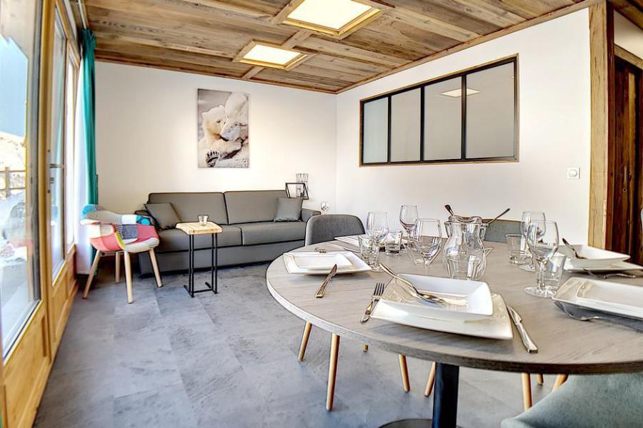 Rent in ski resort 2 room apartment 6 people (000B) - Résidence les Cristaux - Les Menuires - Living room