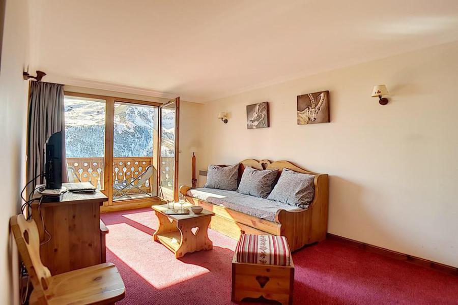 Аренда на лыжном курорте Апартаменты 3 комнат 6 чел. (6) - Résidence les Cristaux - Les Menuires - Салон