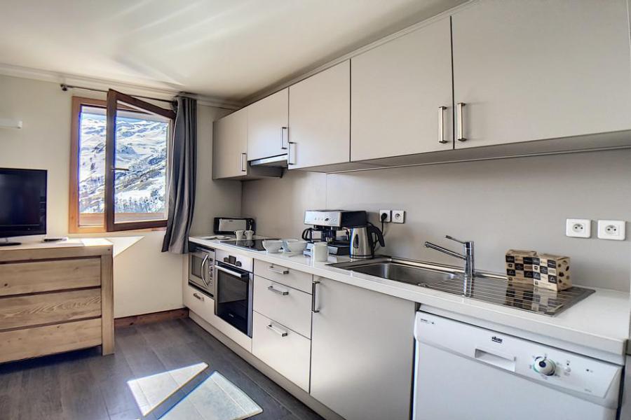 Аренда на лыжном курорте Апартаменты 5 комнат 10 чел. (21) - Résidence les Cristaux - Les Menuires - Кухня
