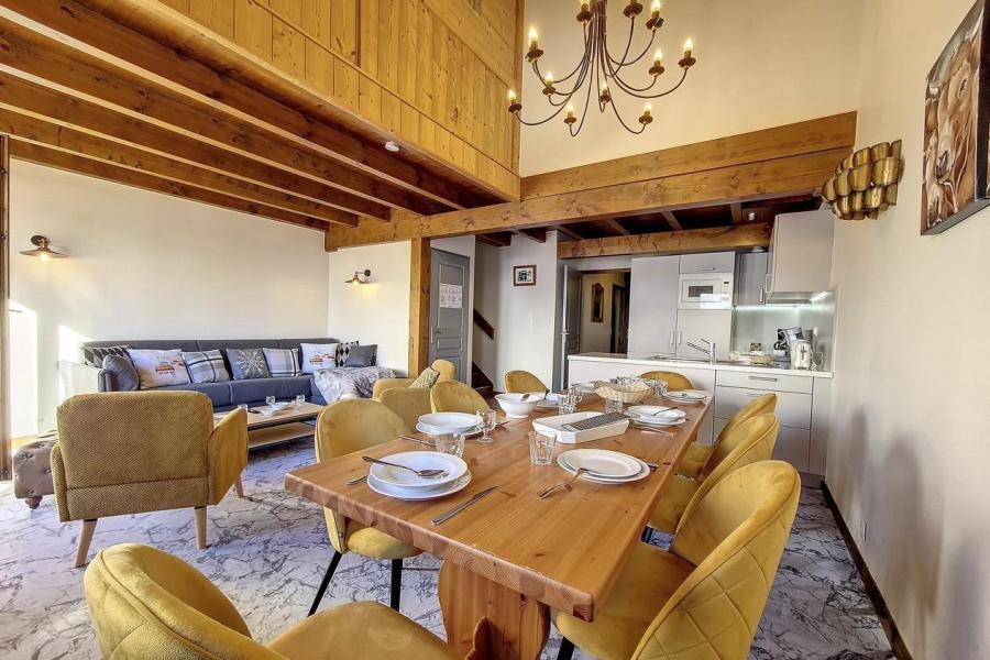 Rent in ski resort 5 room duplex apartment 10 people (9) - Résidence les Cristaux - Les Menuires - Living room