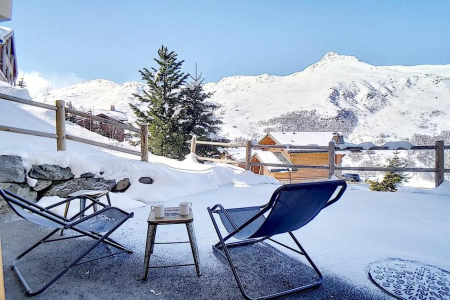 Vacanze in montagna Appartamento 2 stanze per 6 persone (000B) - Résidence les Cristaux - Les Menuires - Esteriore inverno