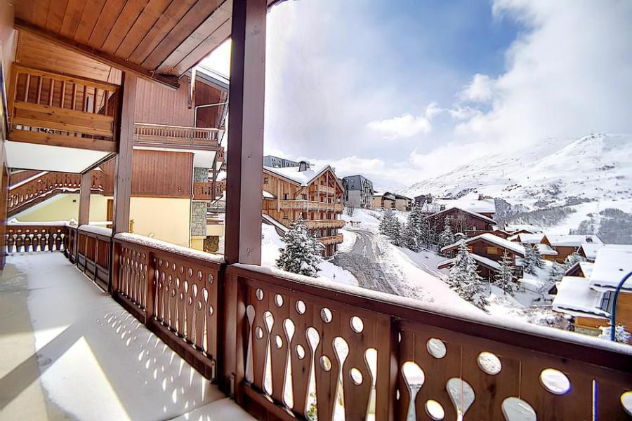 Vacanze in montagna Appartamento 4 stanze per 8 persone (26) - Résidence les Cristaux - Les Menuires - Esteriore inverno